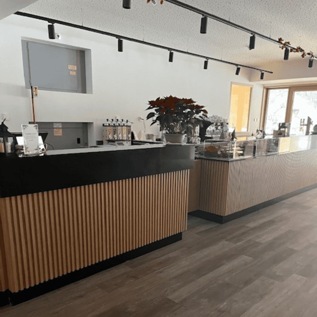 cucina industriale bancone per sala da pranzo